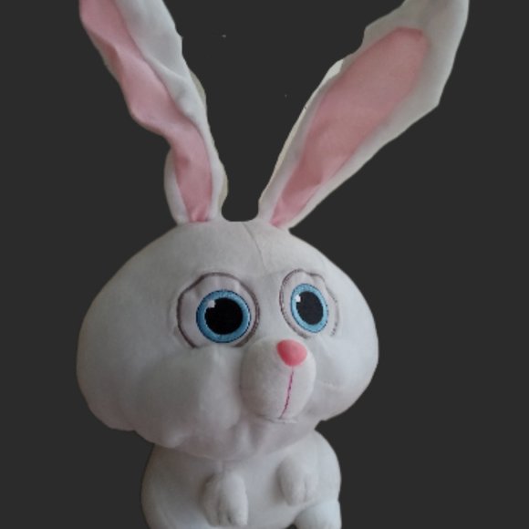 The Secret Life of Pets Snowball Bunny Rabbit Toy 14" Soft Plush White - Picture 2 of 8